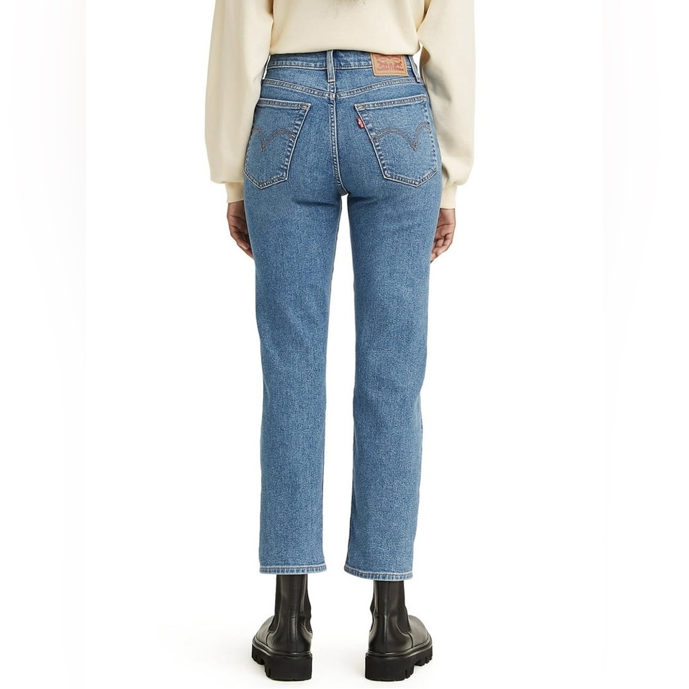 levi’s wedgie straight crop, size 25